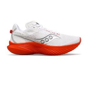 Saucony Kinvara 14 White | Infrared Running Shoes Size 8.5